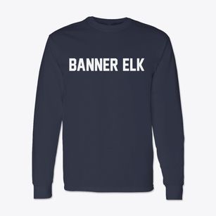 Banner Elk North Carolina Classic Block Classic Long Sleeve T-Shirt