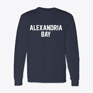 Alexandria Bay New York Classic Block Classic Long Sleeve T-Shirt