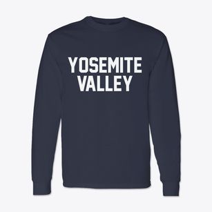 Yosemite Valley California Classic Block Classic Long Sleeve T-Shirt
