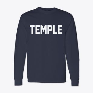 Temple Oklahoma Classic Block Classic Long Sleeve T-Shirt