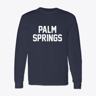 Palm Springs Florida Classic Block Classic Long Sleeve T-Shirt