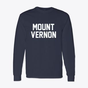 Mount Vernon Maryland Classic Block Classic Long Sleeve T-Shirt