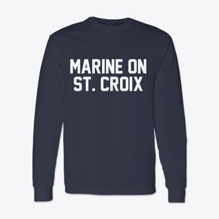 Marine On St. Croix Minnesota Classic Block Classic Long Sleeve T-Shirt