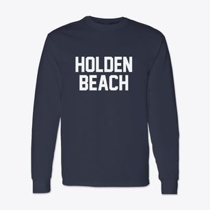 Holden Beach North Carolina Classic Block Classic Long Sleeve T-Shirt