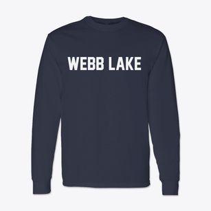 Webb Lake Wisconsin Classic Block Classic Long Sleeve T-Shirt