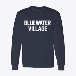 Bluewater Village New Mexico Classic Block Classic Long Sleeve T-Shirt