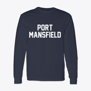 Port Mansfield Texas Classic Block Classic Long Sleeve T-Shirt