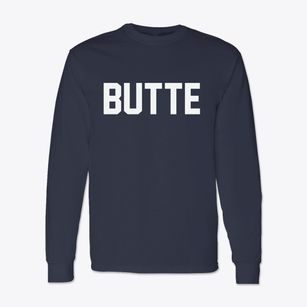 Butte North Dakota Classic Block Classic Long Sleeve T-Shirt