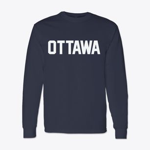 Ottawa Kansas Classic Block Classic Long Sleeve T-Shirt