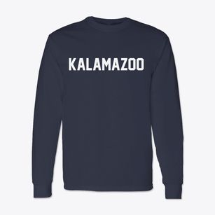 Kalamazoo Michigan Classic Block Classic Long Sleeve T-Shirt