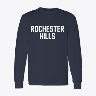 Rochester Hills Michigan Classic Block Classic Long Sleeve T-Shirt