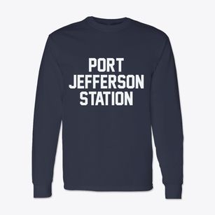 Port Jefferson Station New York Classic Block Classic Long Sleeve T-Shirt