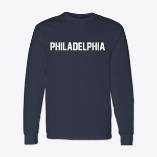 Philadelphia Pennsylvania Classic Block Classic Long Sleeve T-Shirt