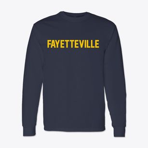 Fayetteville North Carolina Classic Block Classic Long Sleeve T-Shirt
