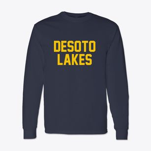 Desoto Lakes Florida Classic Block Classic Long Sleeve T-Shirt