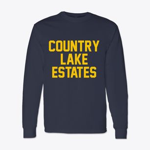 Country Lake Estates New Jersey Classic Block Classic Long Sleeve T-Shirt