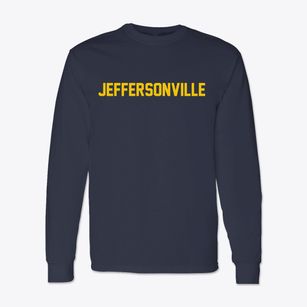 Jeffersonville Georgia Classic Block Classic Long Sleeve T-Shirt