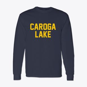 Caroga Lake New York Classic Block Classic Long Sleeve T-Shirt