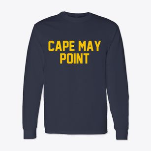 Cape May Point New Jersey Classic Block Classic Long Sleeve T-Shirt