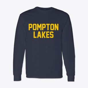 Pompton Lakes New Jersey Classic Block Classic Long Sleeve T-Shirt