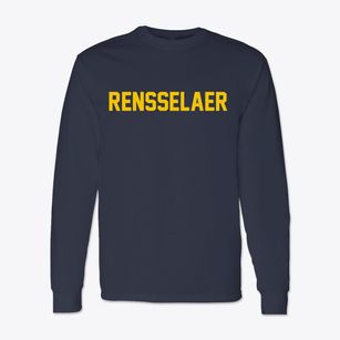 Rensselaer New York Classic Block Classic Long Sleeve T-Shirt