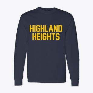 Highland Heights Kentucky Classic Block Classic Long Sleeve T-Shirt