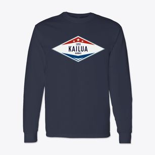 Kailua Hawaii Diamond Star Classic Long Sleeve T-Shirt
