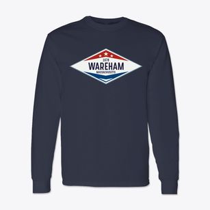 Wareham Massachusetts Diamond Star Classic Long Sleeve T-Shirt