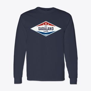Saraland Alabama Diamond Star Classic Long Sleeve T-Shirt