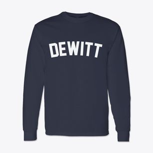 Dewitt Iowa Classic Curve Classic Long Sleeve T-Shirt