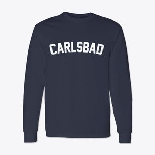 Carlsbad California Classic Curve Classic Long Sleeve T-Shirt
