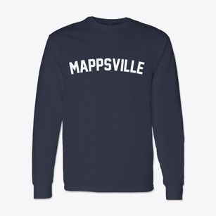 Mappsville Virginia Classic Curve Classic Long Sleeve T-Shirt