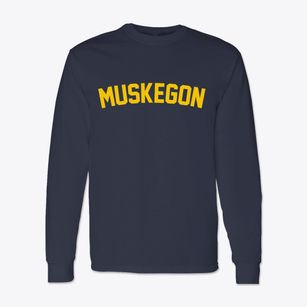 Muskegon Michigan Classic Curve Classic Long Sleeve T-Shirt