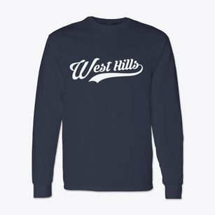 West Hills New York Vintage Team Classic Long Sleeve T-Shirt