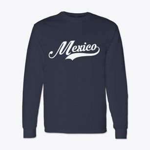 Mexico New York Vintage Team Classic Long Sleeve T-Shirt
