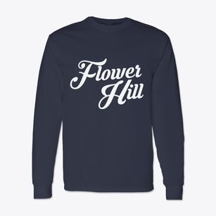 Flower Hill New York Vintage Team Classic Long Sleeve T-Shirt