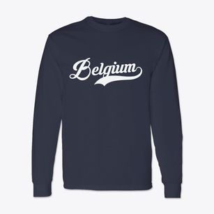 Belgium Wisconsin Vintage Team Classic Long Sleeve T-Shirt