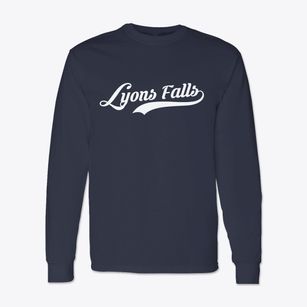 Lyons Falls New York Vintage Team Classic Long Sleeve T-Shirt