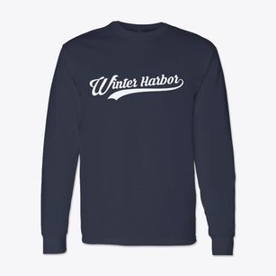 Winter Harbor Maine Vintage Team Classic Long Sleeve T-Shirt