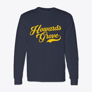 Howards Grove Wisconsin Vintage Team Classic Long Sleeve T-Shirt