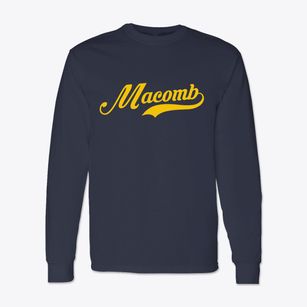 Macomb New York Vintage Team Classic Long Sleeve T-Shirt