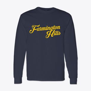 Farmington Hills Michigan Vintage Team Classic Long Sleeve T-Shirt