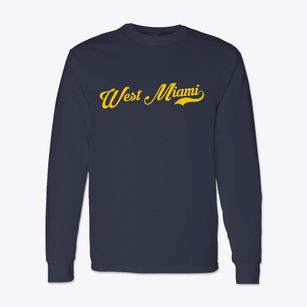 West Miami Florida Vintage Team Classic Long Sleeve T-Shirt