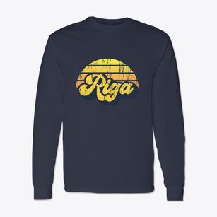 Riga New York Sublime Sunset Classic Long Sleeve T-Shirt