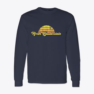 North Lauderdale Florida Sublime Sunset Classic Long Sleeve T-Shirt