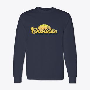 Charlotte North Carolina Sublime Sunset Classic Long Sleeve T-Shirt