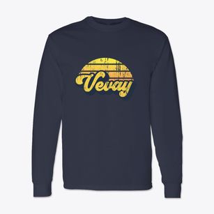 Vevay Indiana Sublime Sunset Classic Long Sleeve T-Shirt