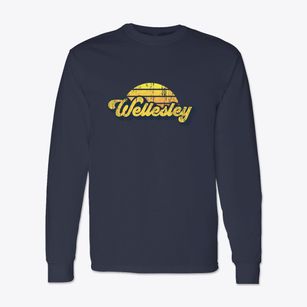 Wellesley Massachusetts Sublime Sunset Classic Long Sleeve T-Shirt