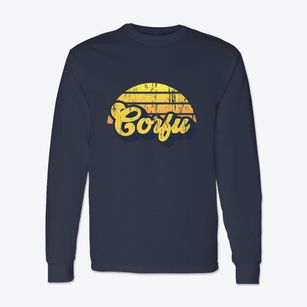 Corfu New York Sublime Sunset Classic Long Sleeve T-Shirt