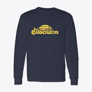 Stockton New Jersey Sublime Sunset Classic Long Sleeve T-Shirt
